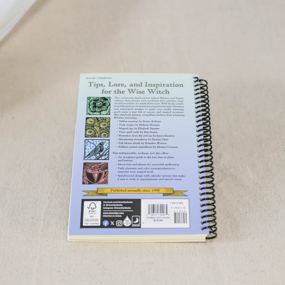 Llewellyn's 2026 Witches' Datebook