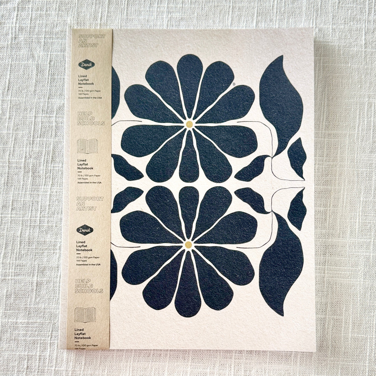 Floral Balance Medium Layflat Journal