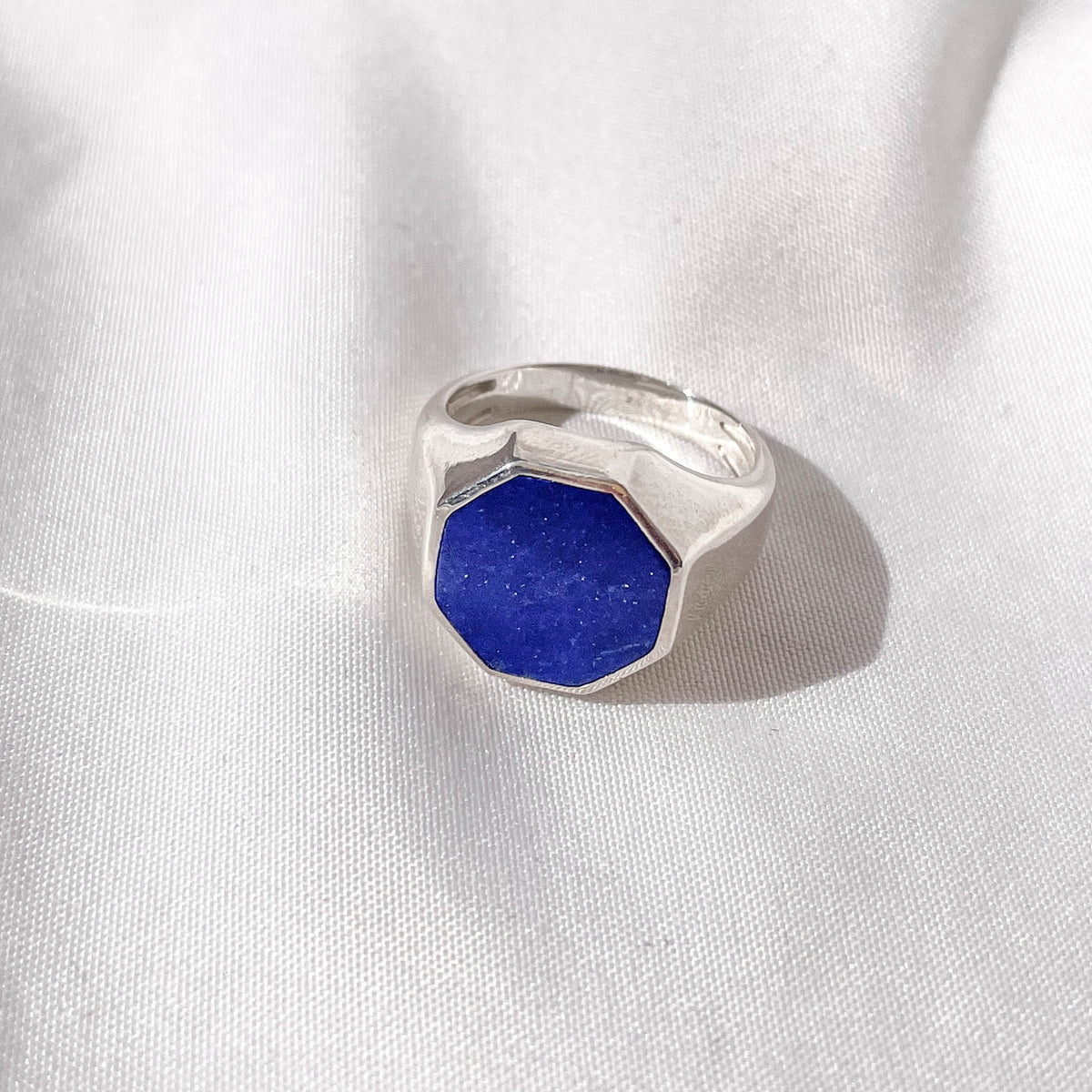 Lapis Lazuli Men's Sterling Silver Ring