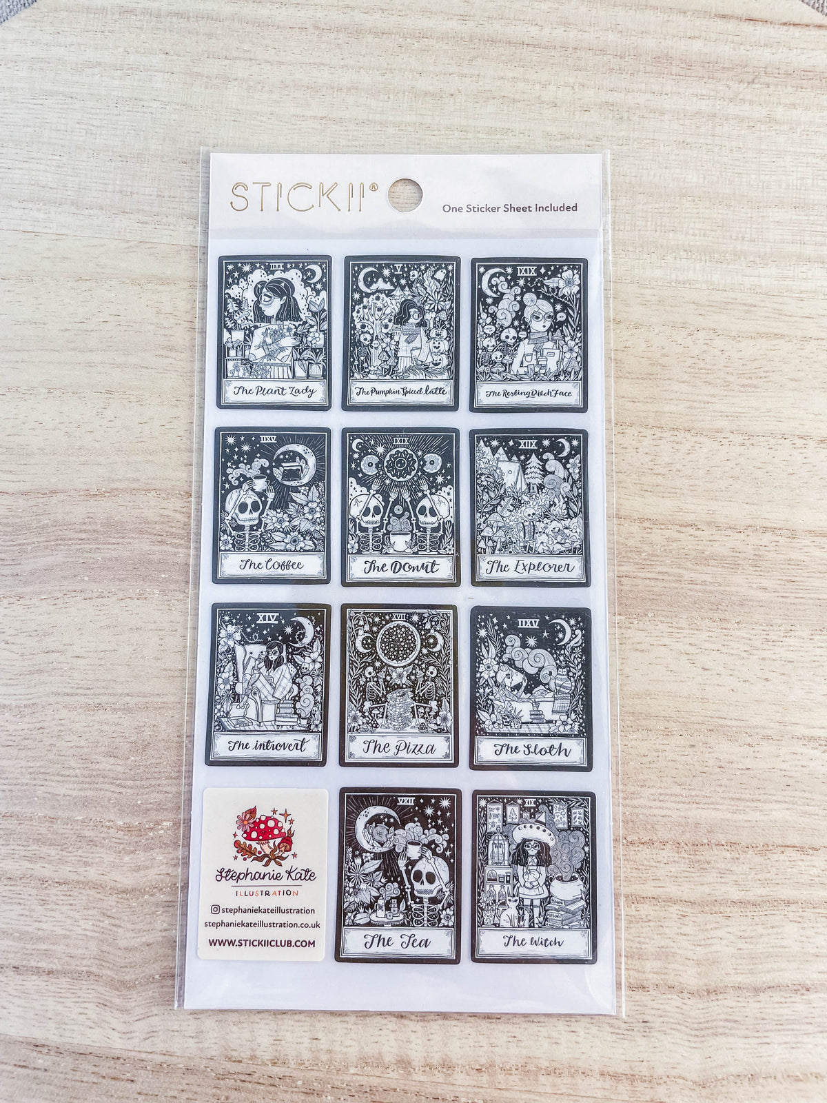 Tarot Sticker Sheet