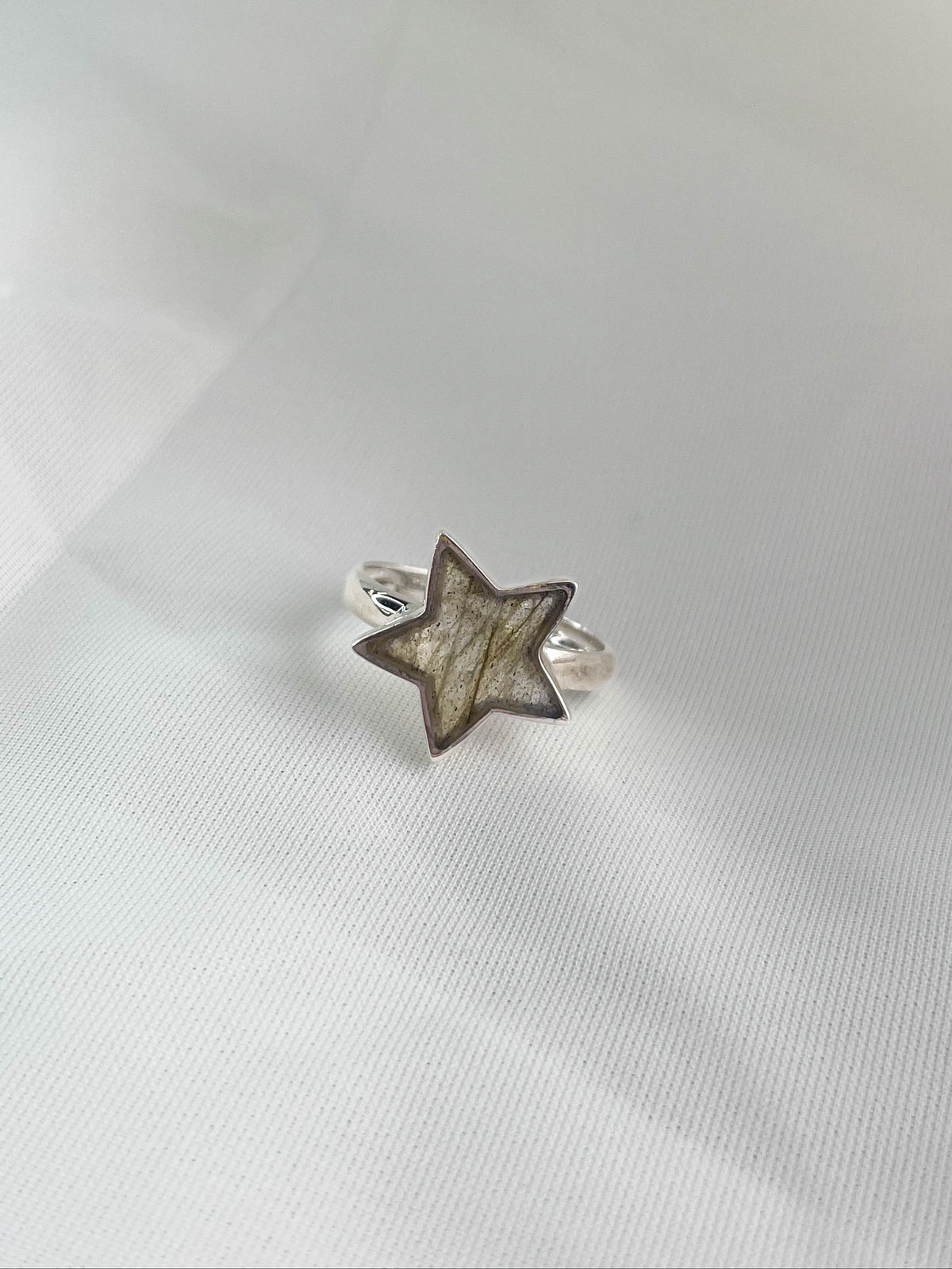 Large Star Crystal Ring