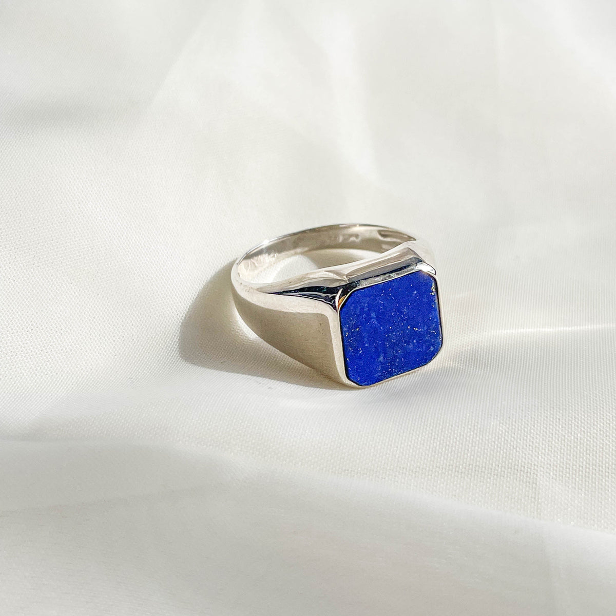 Lapis Lazuli Men's Sterling Silver Ring
