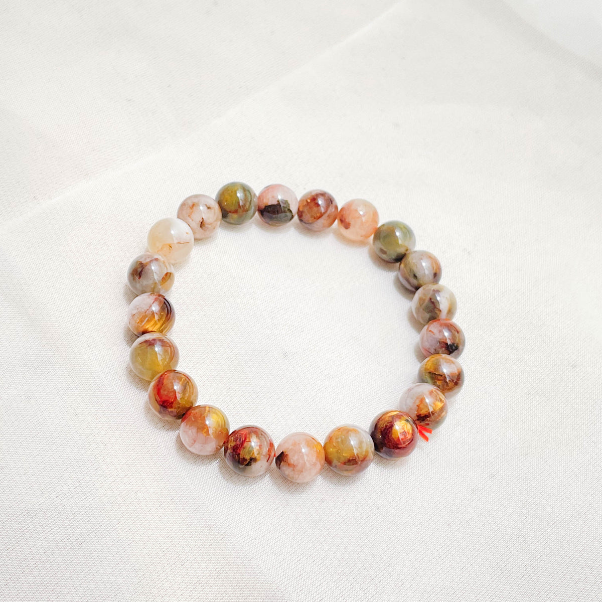 Flower Agate Crystal Bracelet