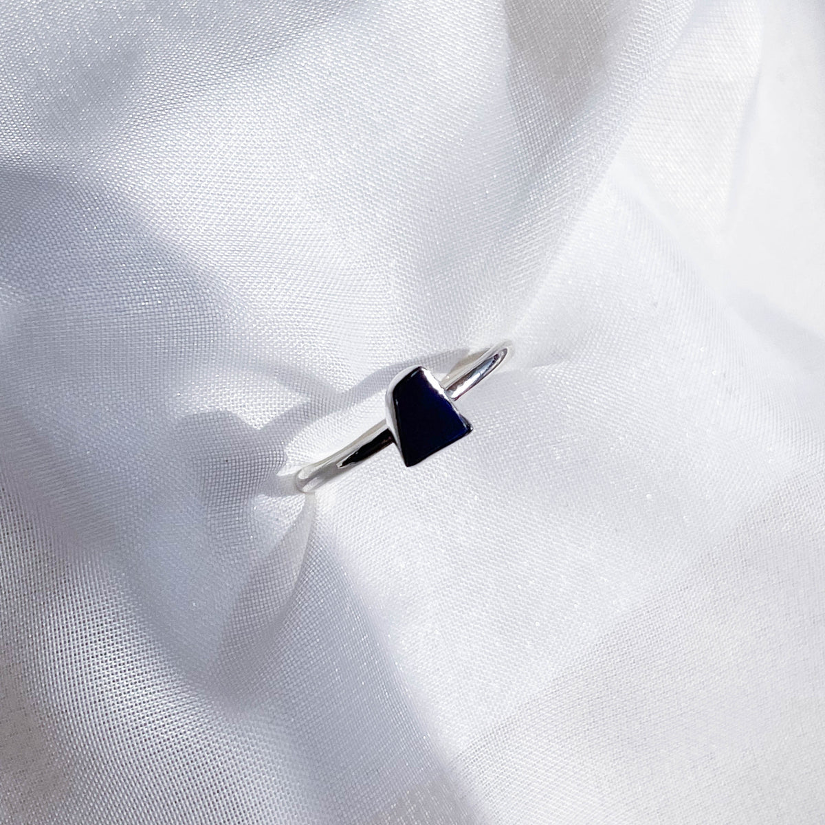 Lapis Lazuli Rough Stackable Crystal Ring