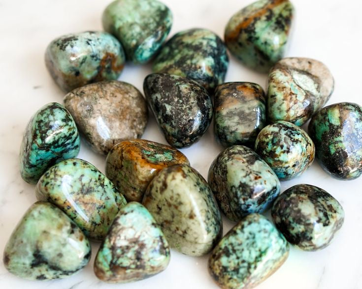 African Turquoise Tumble