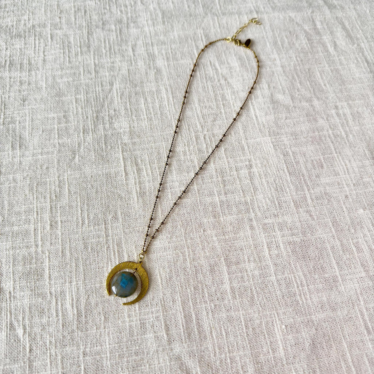 Labradorite Lunar Eclipse Necklace