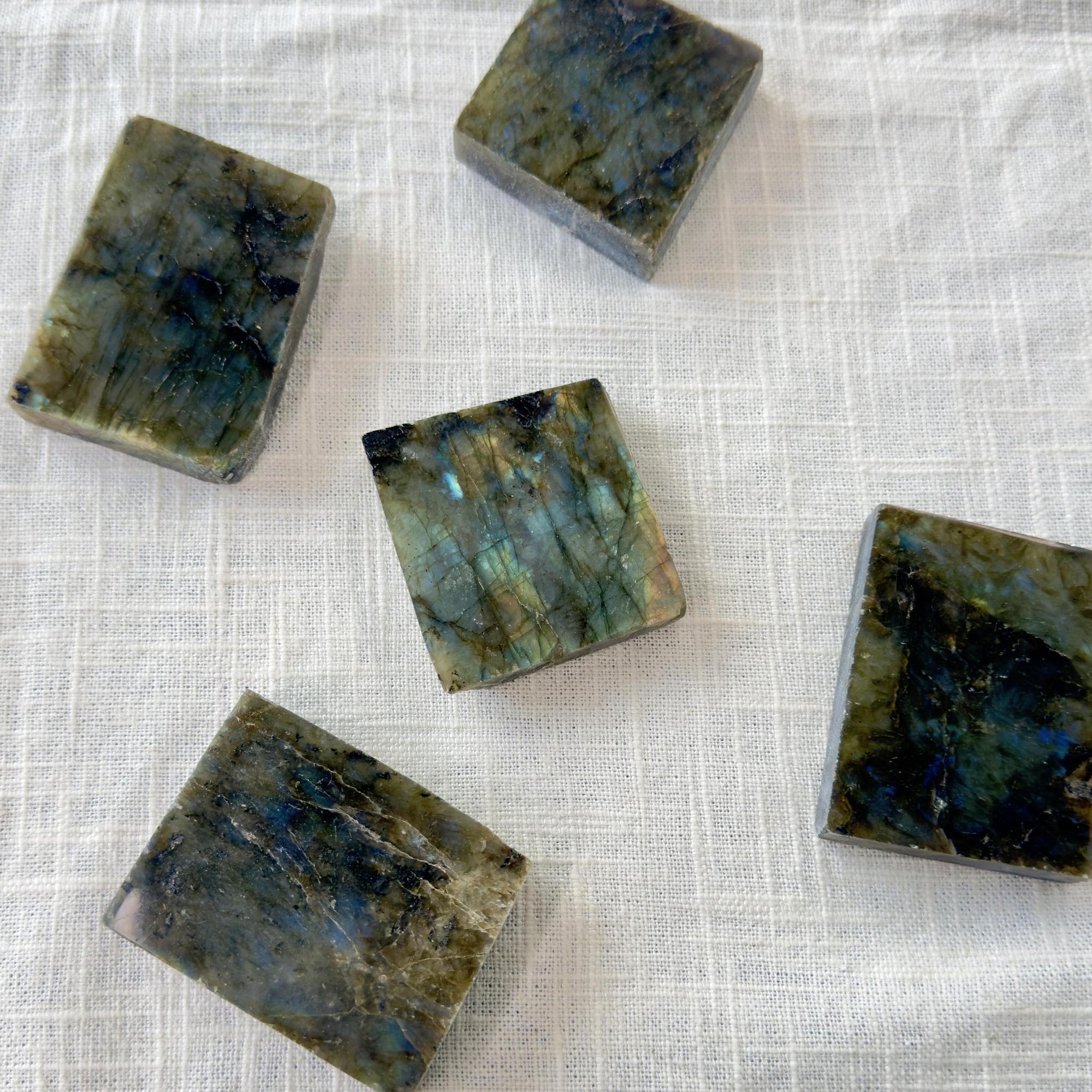 Labradorite Square Intuitively Chosen