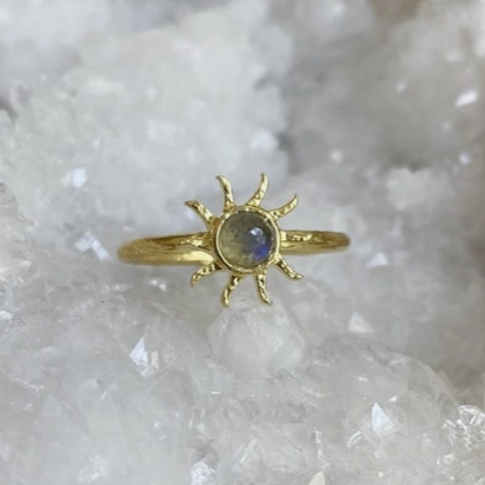 Labradorite Sun Ring