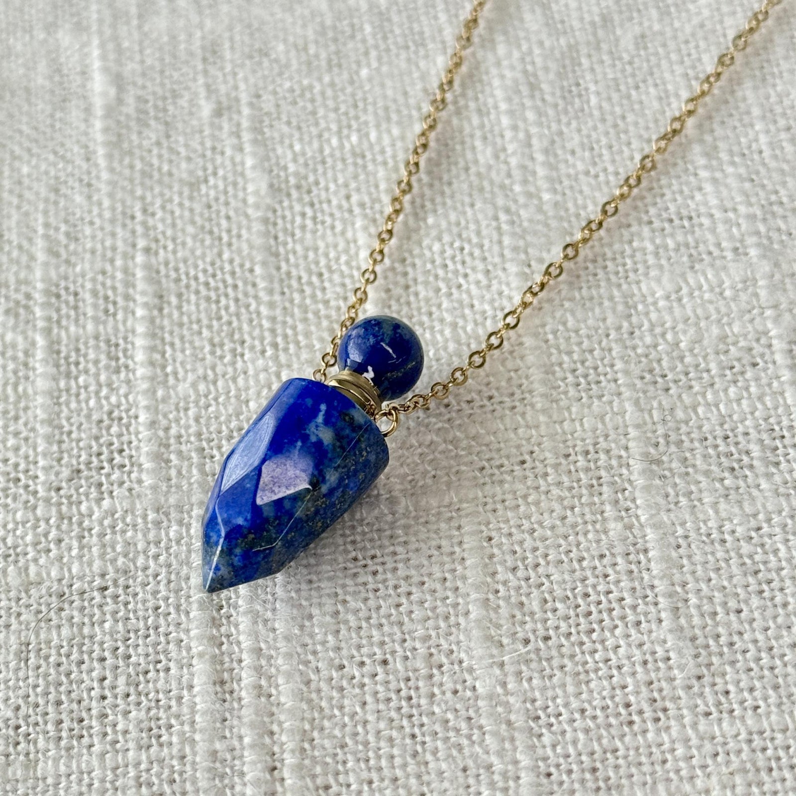 Lapis Baby Vessel Necklace