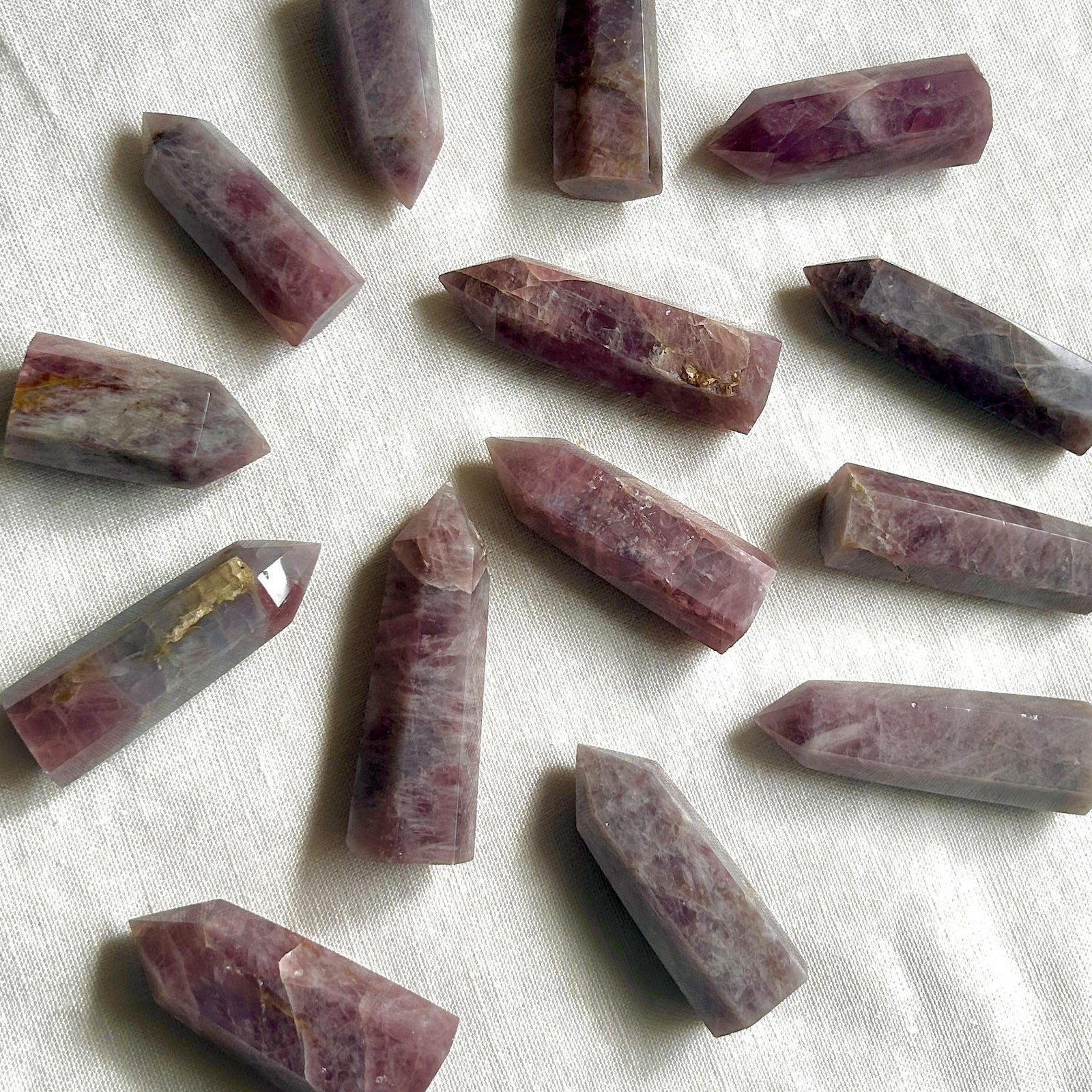 Lavender Rose Quartz Mini Tower Intuitively Chosen