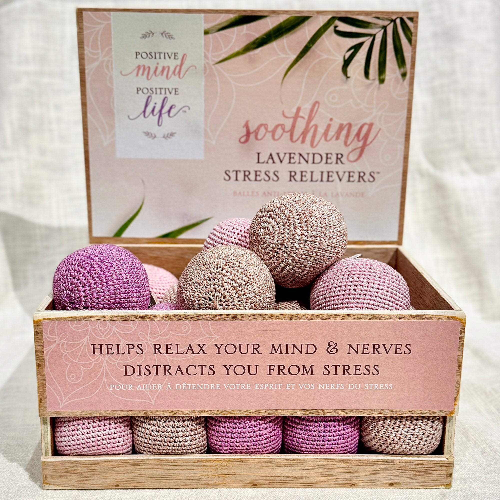 Lavender Stress Relief Crochet Balls