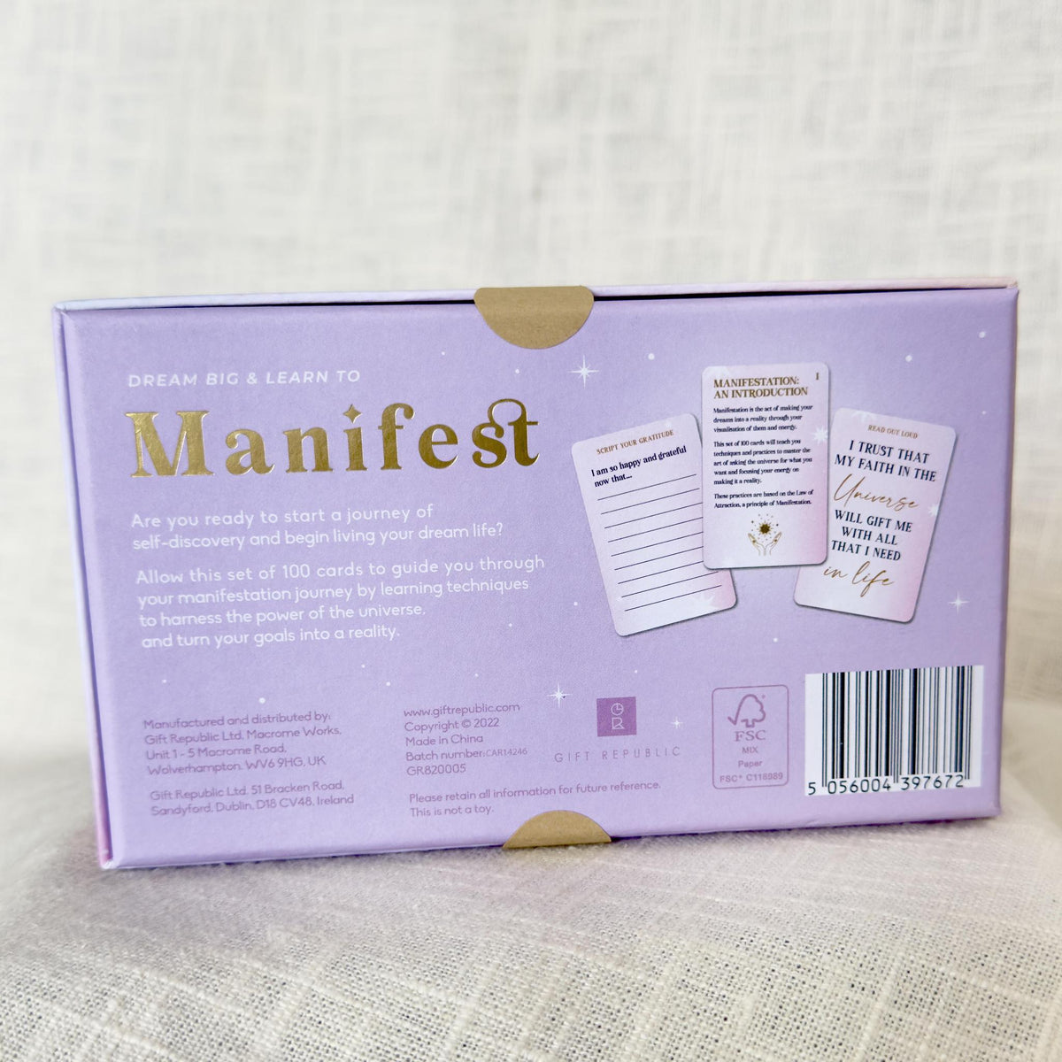 Manifest Lifestyle Cards