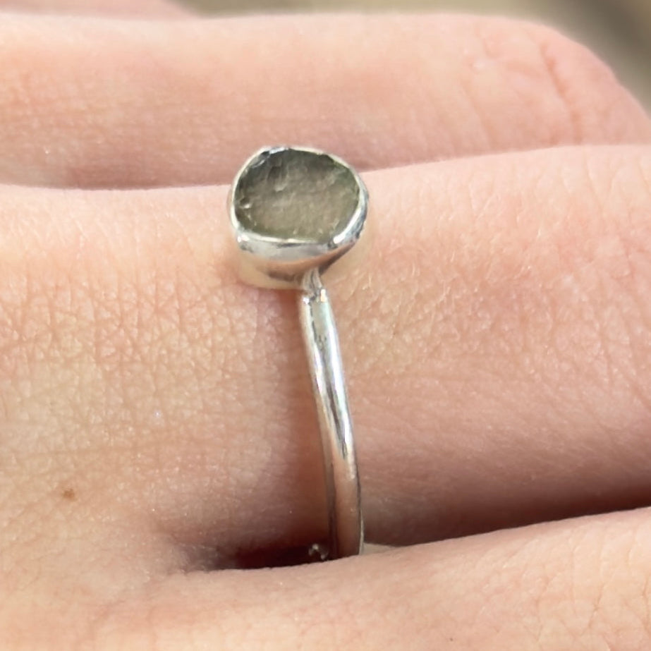 Moldavite Ring
