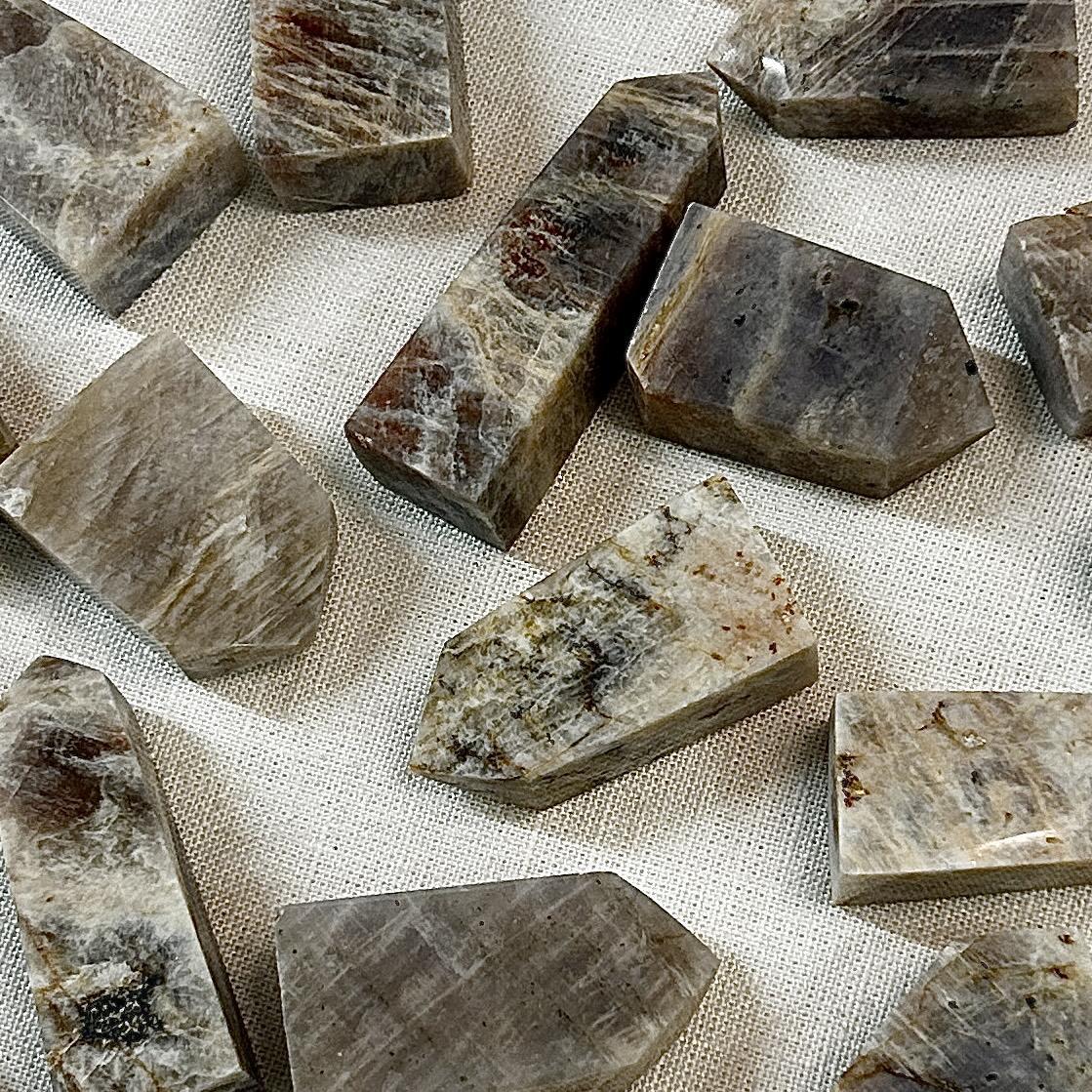 Moonstone with Sunstone Tower Intuitively Chosen