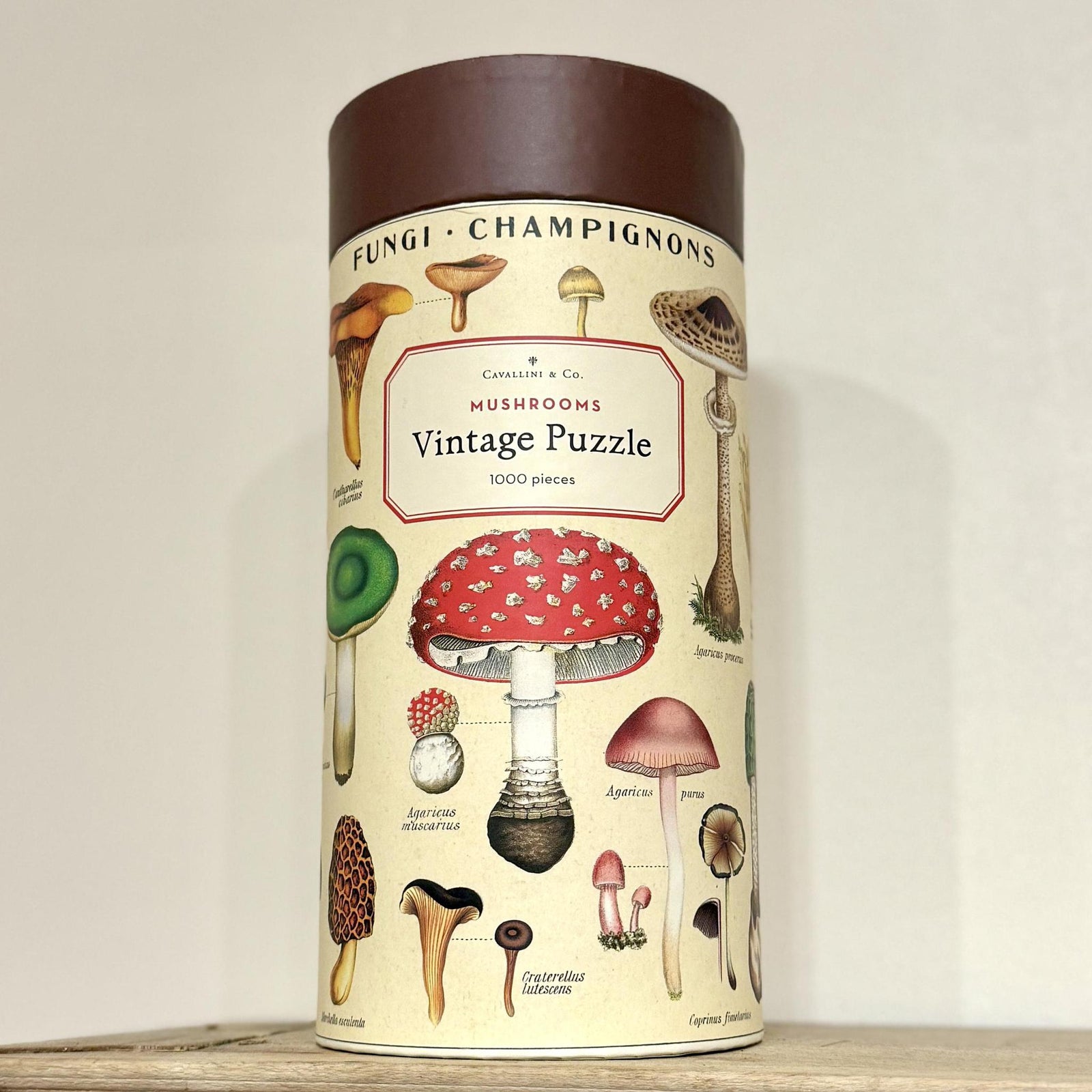 Mushroom Vintage Puzzle