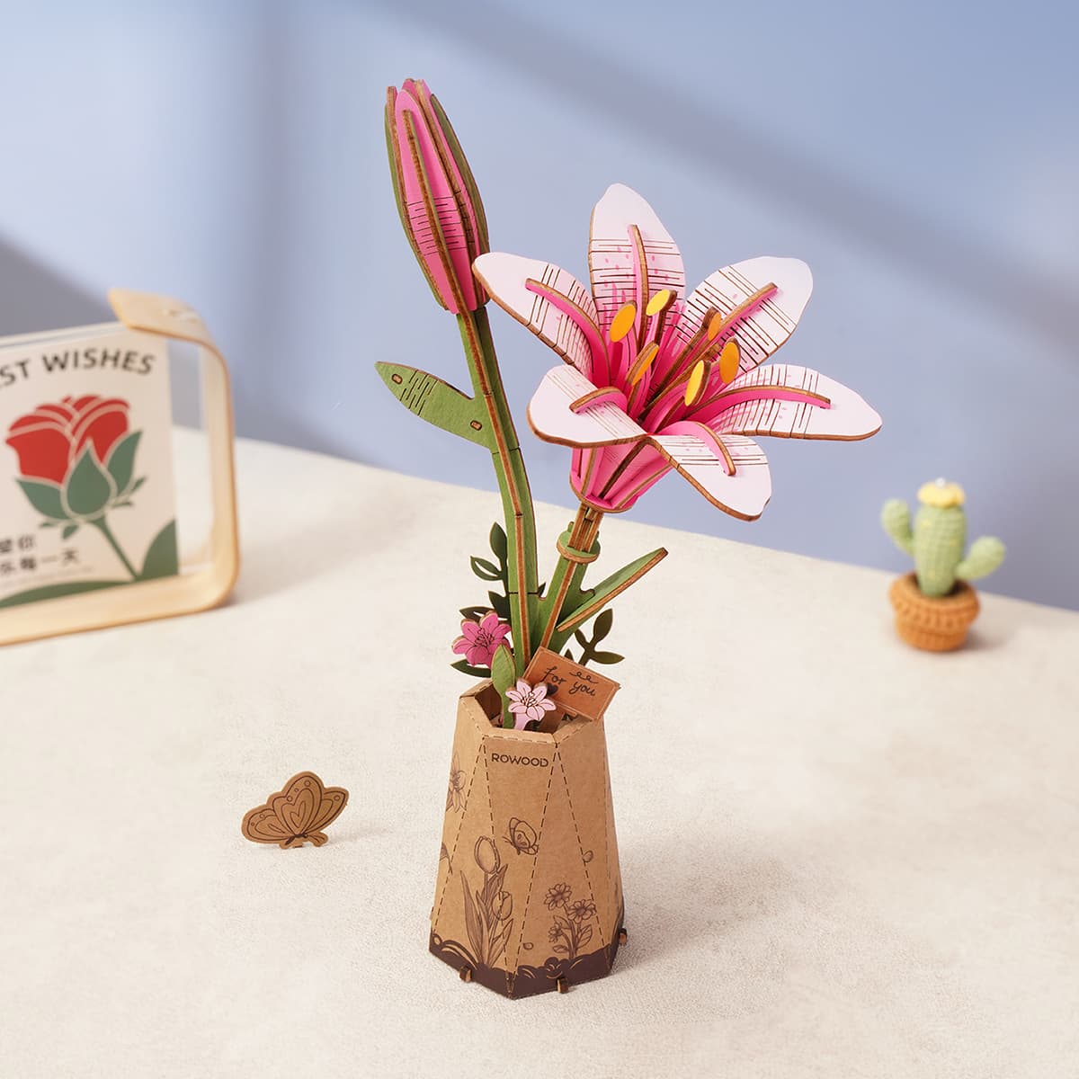 Wooden Flower Puzzle