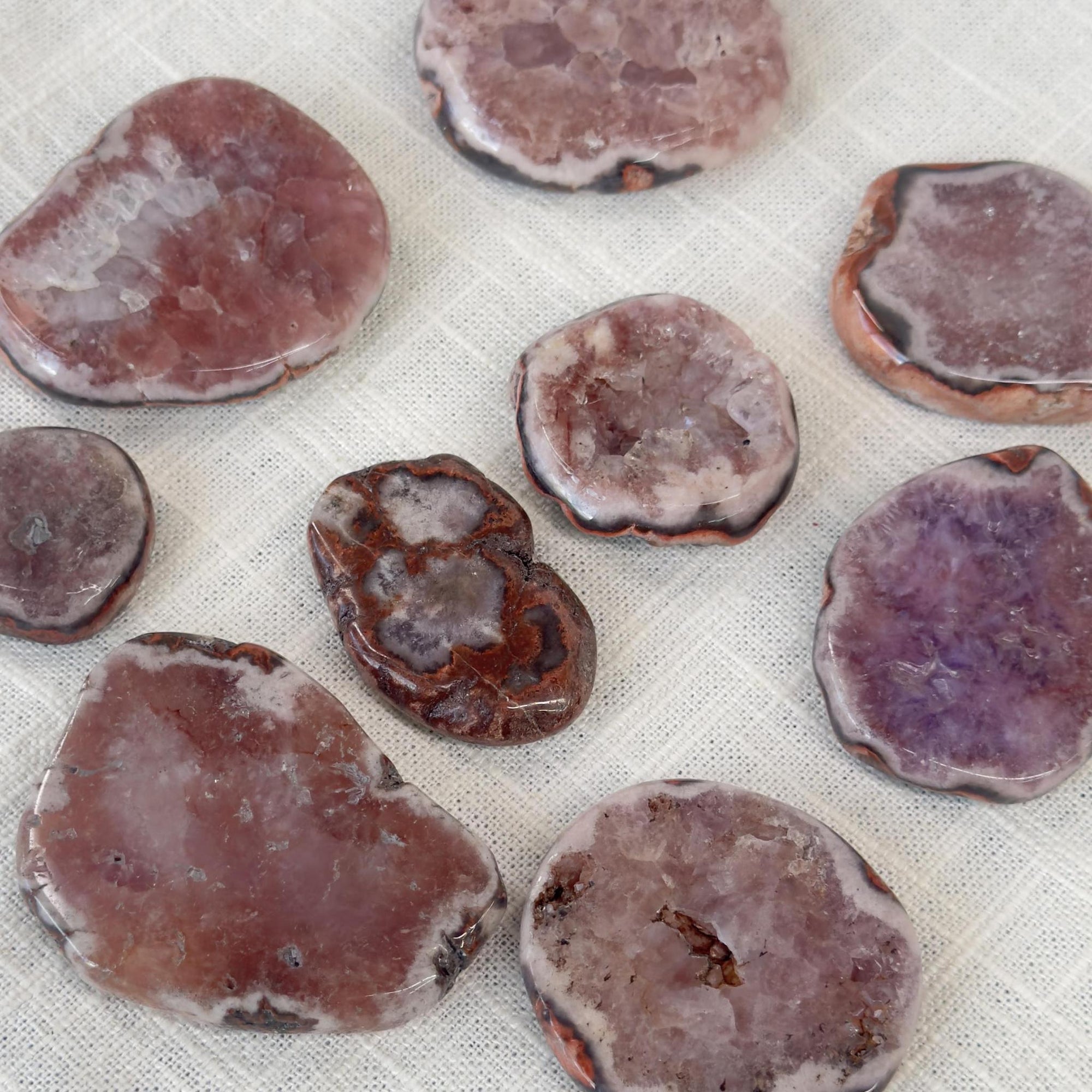 Pink Amethyst Slice Intuitively Chosen