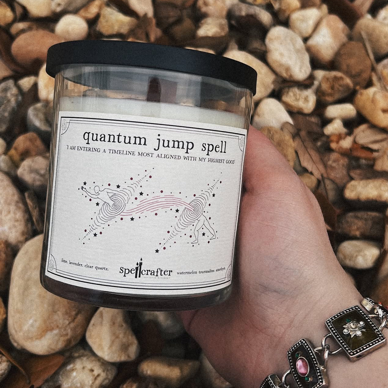 Quantum Jump Spell Candle