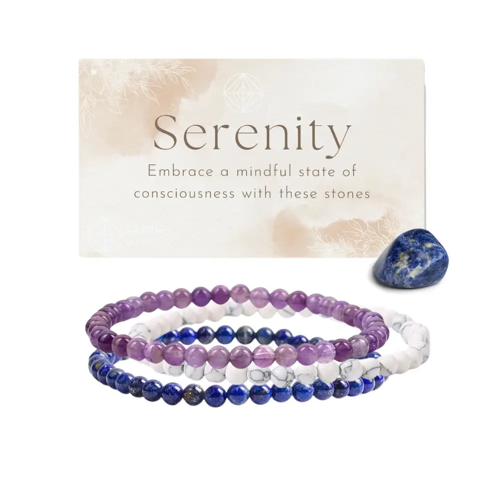 Serenity Crystal Bracelet Stack 4mm

