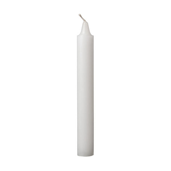 Six Inch Candle white