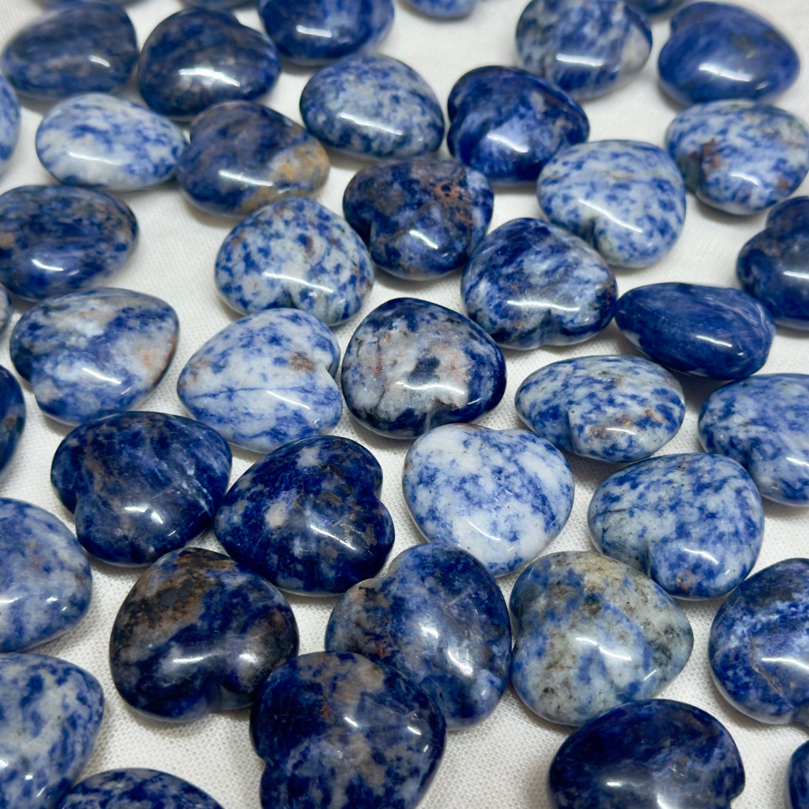 Sodalite Puffy Heart