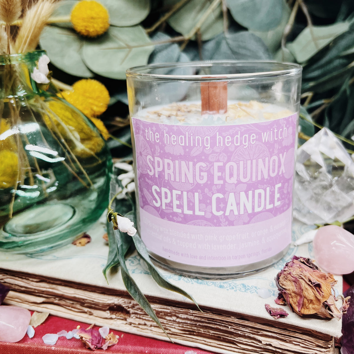 Spring Equinox Spell Candle