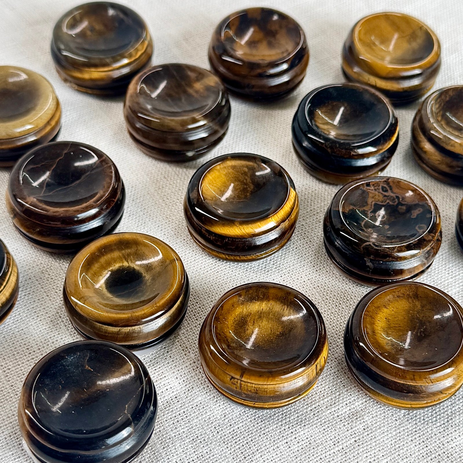 Tiger Eye Crystal Sphere Stand 1"