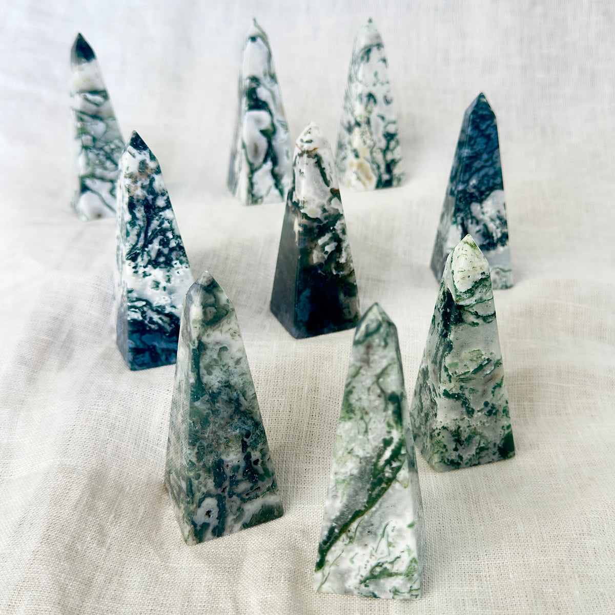 Tree Agate Pyramid Point Intuitively Chosen