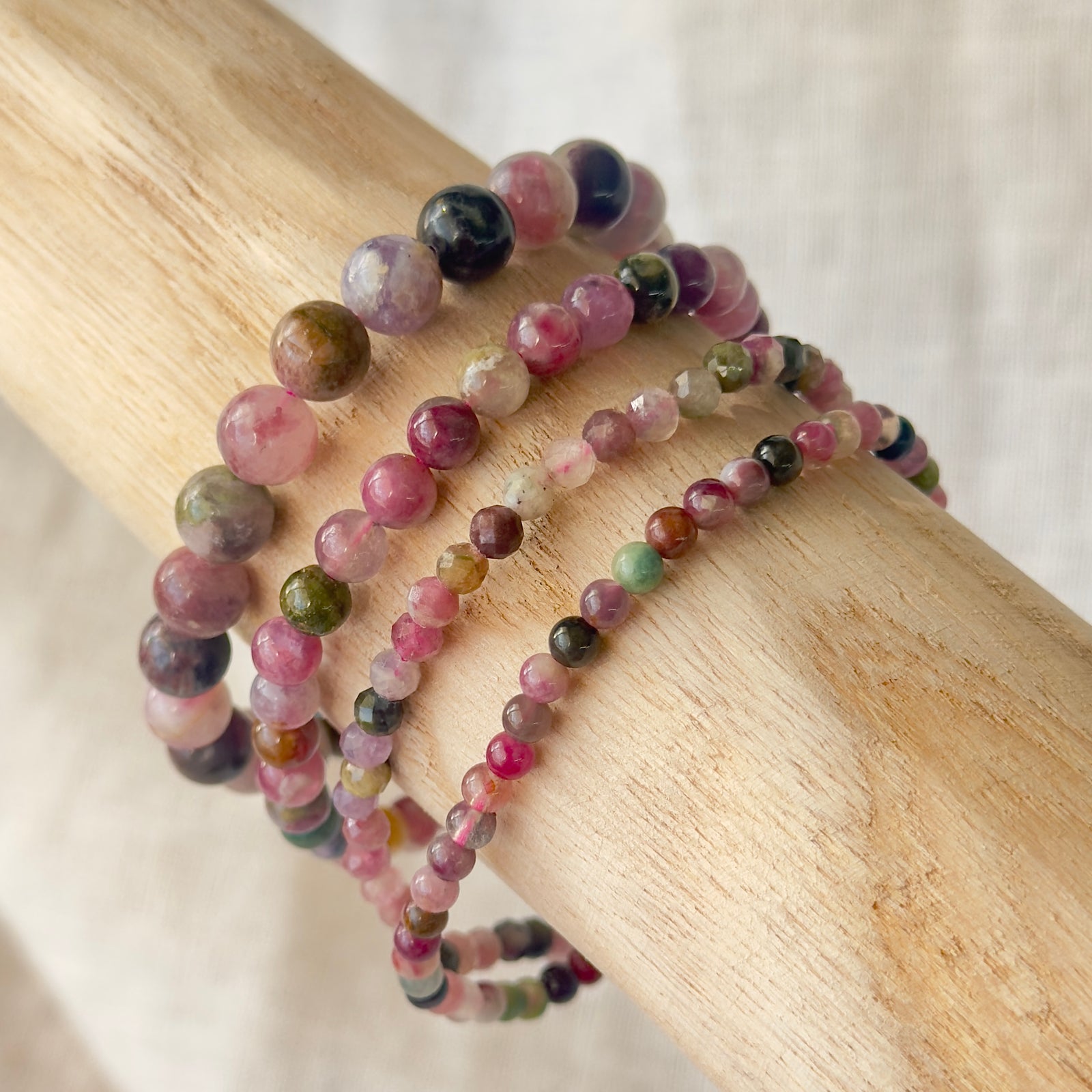 Watermelon Tourmaline Bracelet