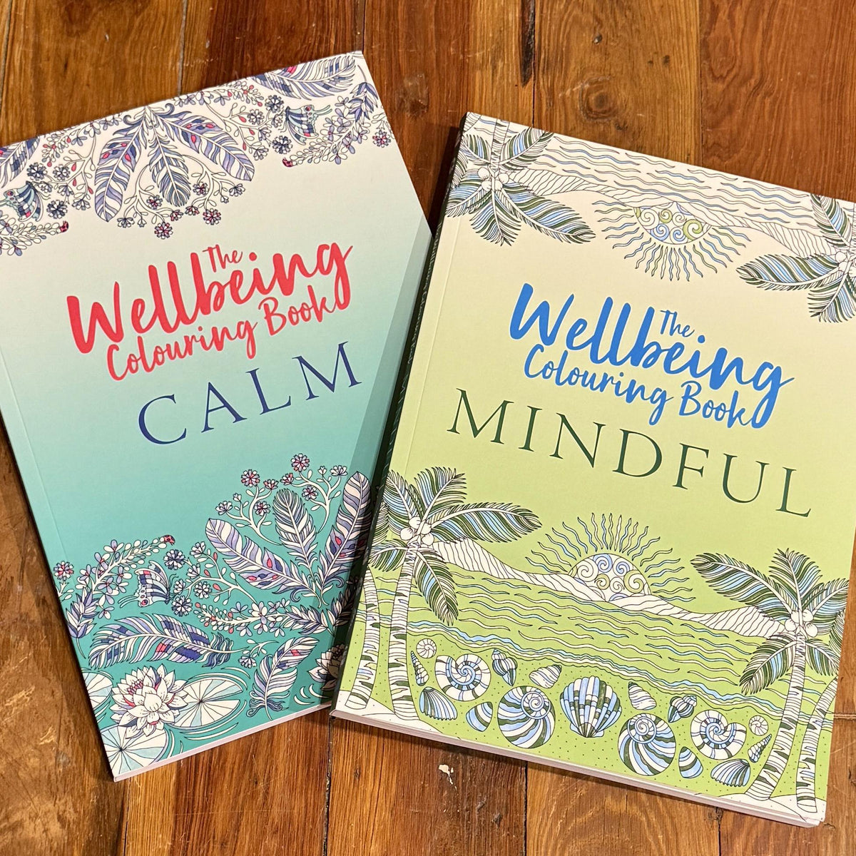 Wellbeing Coloring Book calm and mindful