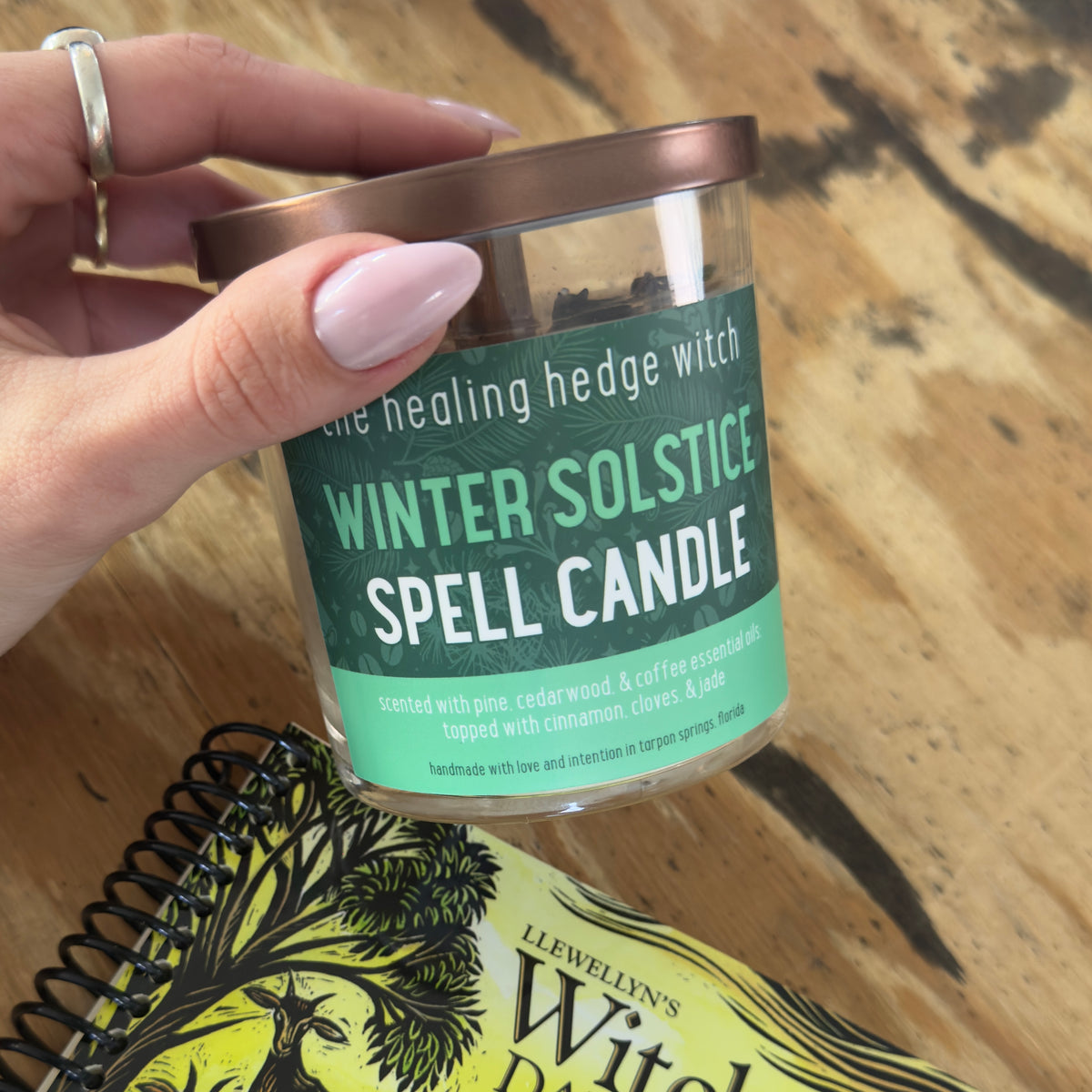 Winter Solstice Spell Candle