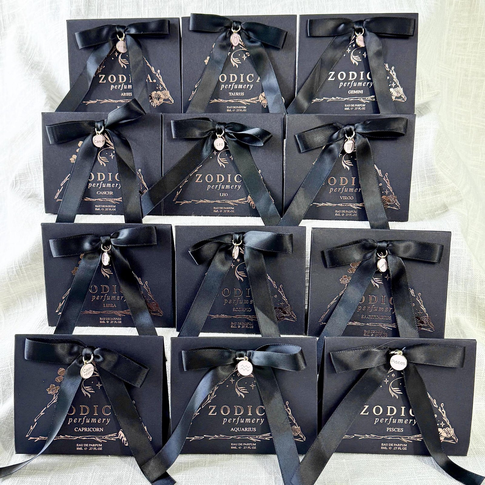 Zodiac Perfume Twist & Spritz no parabens, phthalates, gluten, or dyes. Cruetly-free + vegan aries taurus gemini cancer leo virgo libra scorpio sagittarius capricorn aquarius pisces