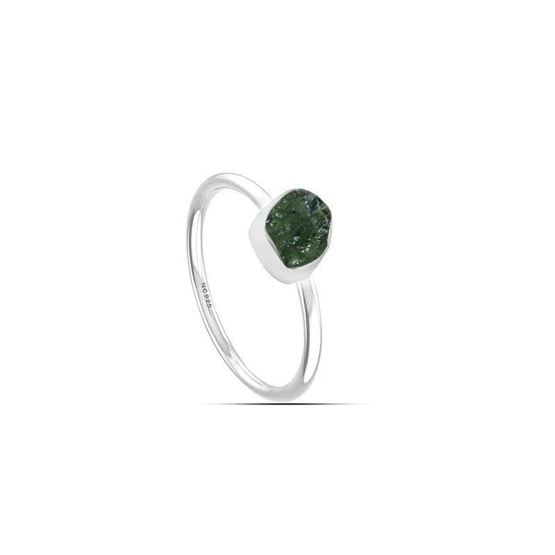 Moldavite Ring