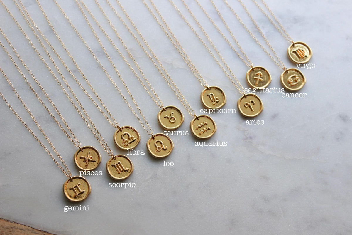 Coin Zodiac Necklace