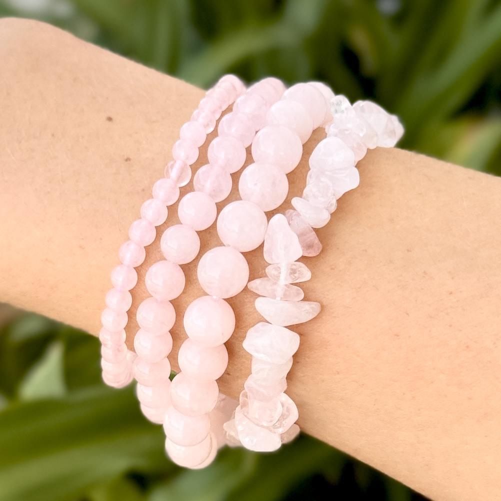 Rose Quartz Crystal Bracelet