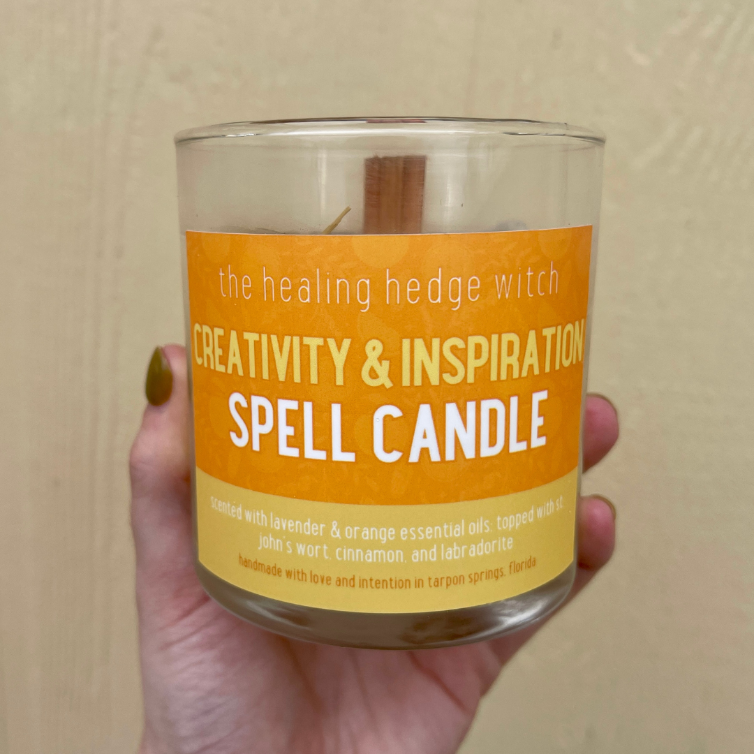Creativity & Inspiration Spell Candle Old Packaging