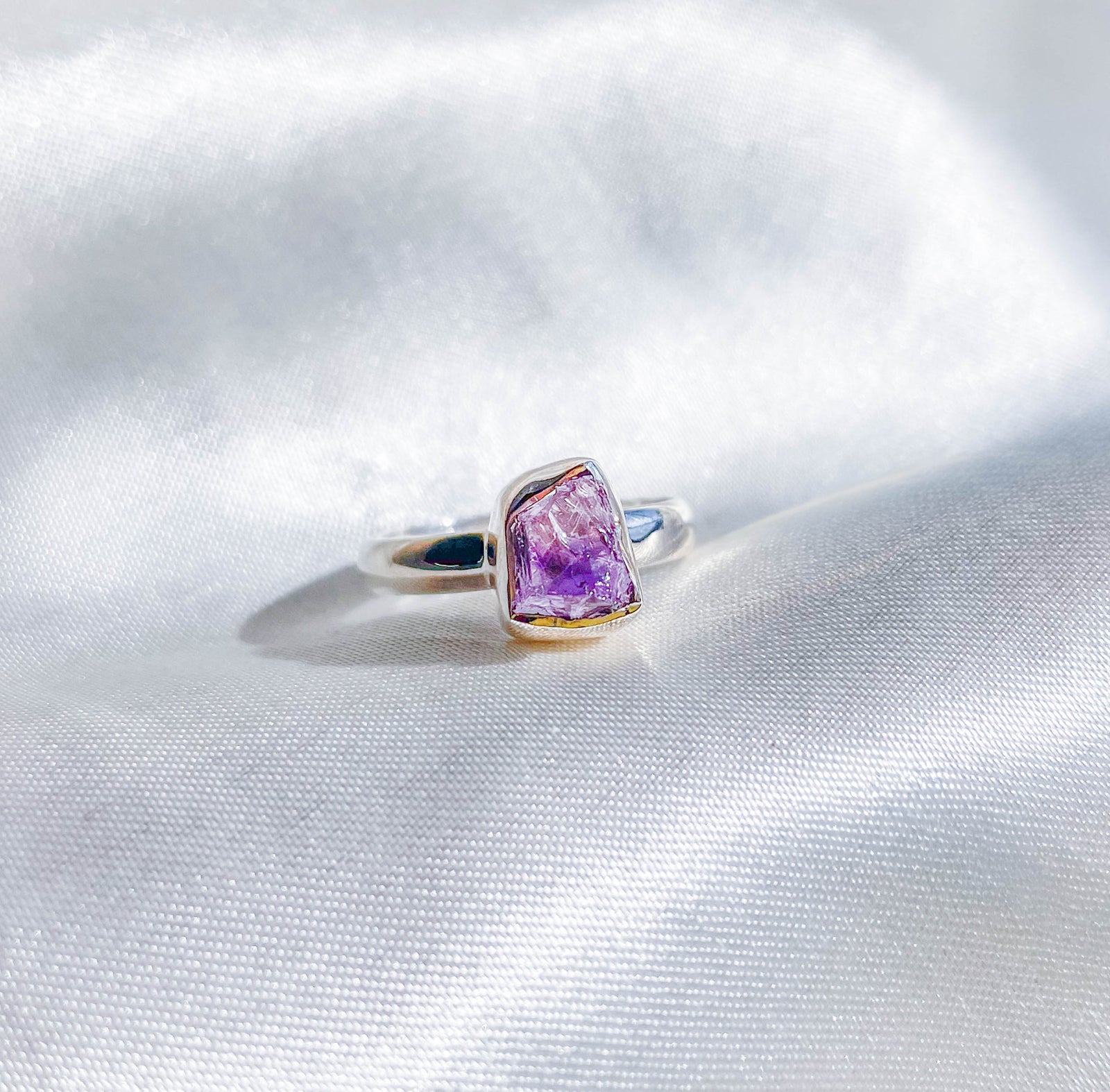 Amethyst Adjustable Ring