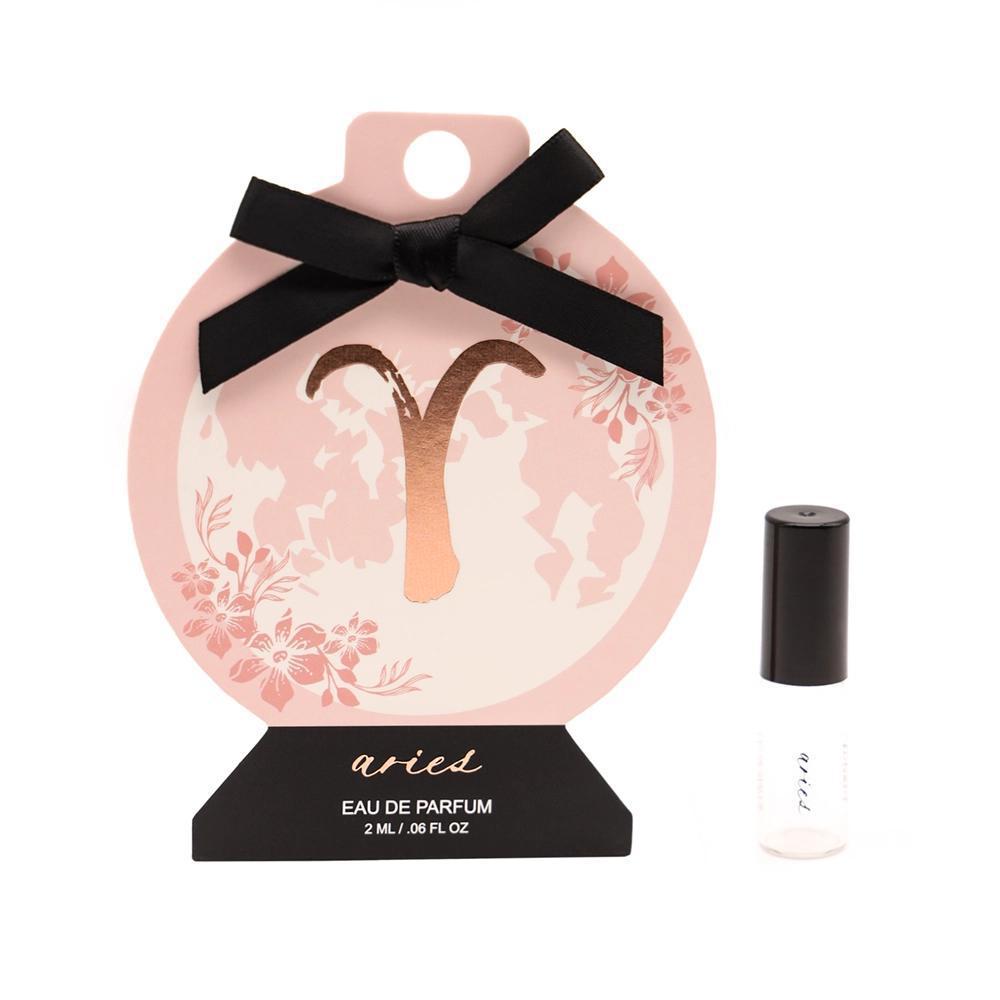 aries Zodiac Perfumette small perfume bottle on gift card no parabens, phthalates, gluten, Vegan and cruelty-free