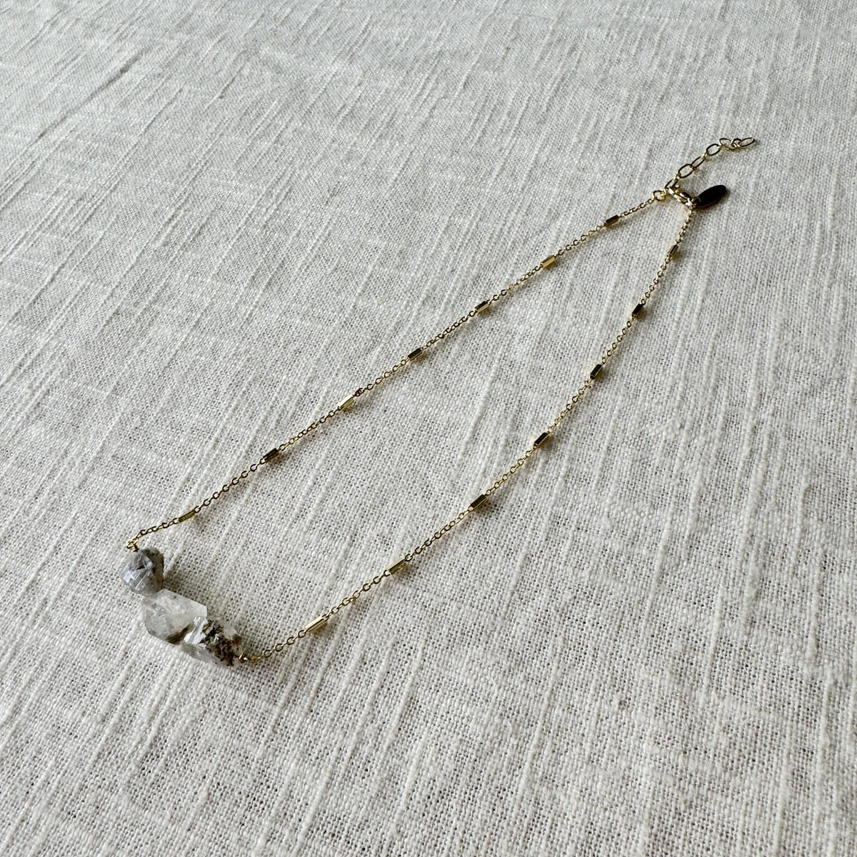 Herkimer Diamond Triple Necklace