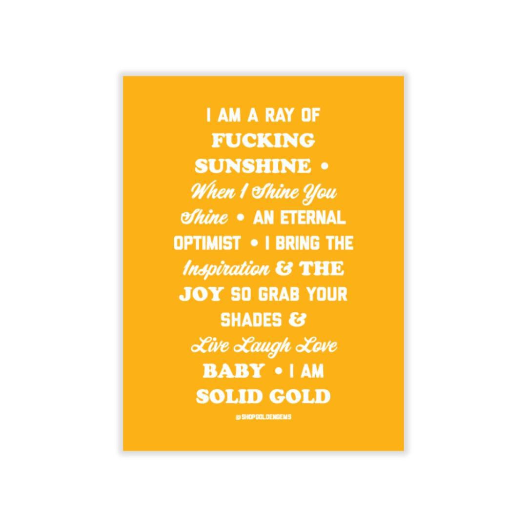 Mantra Print
