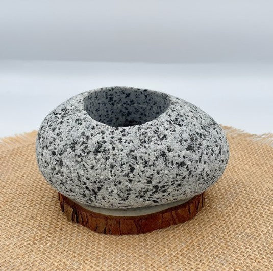 Beach Stone Succulent Planter