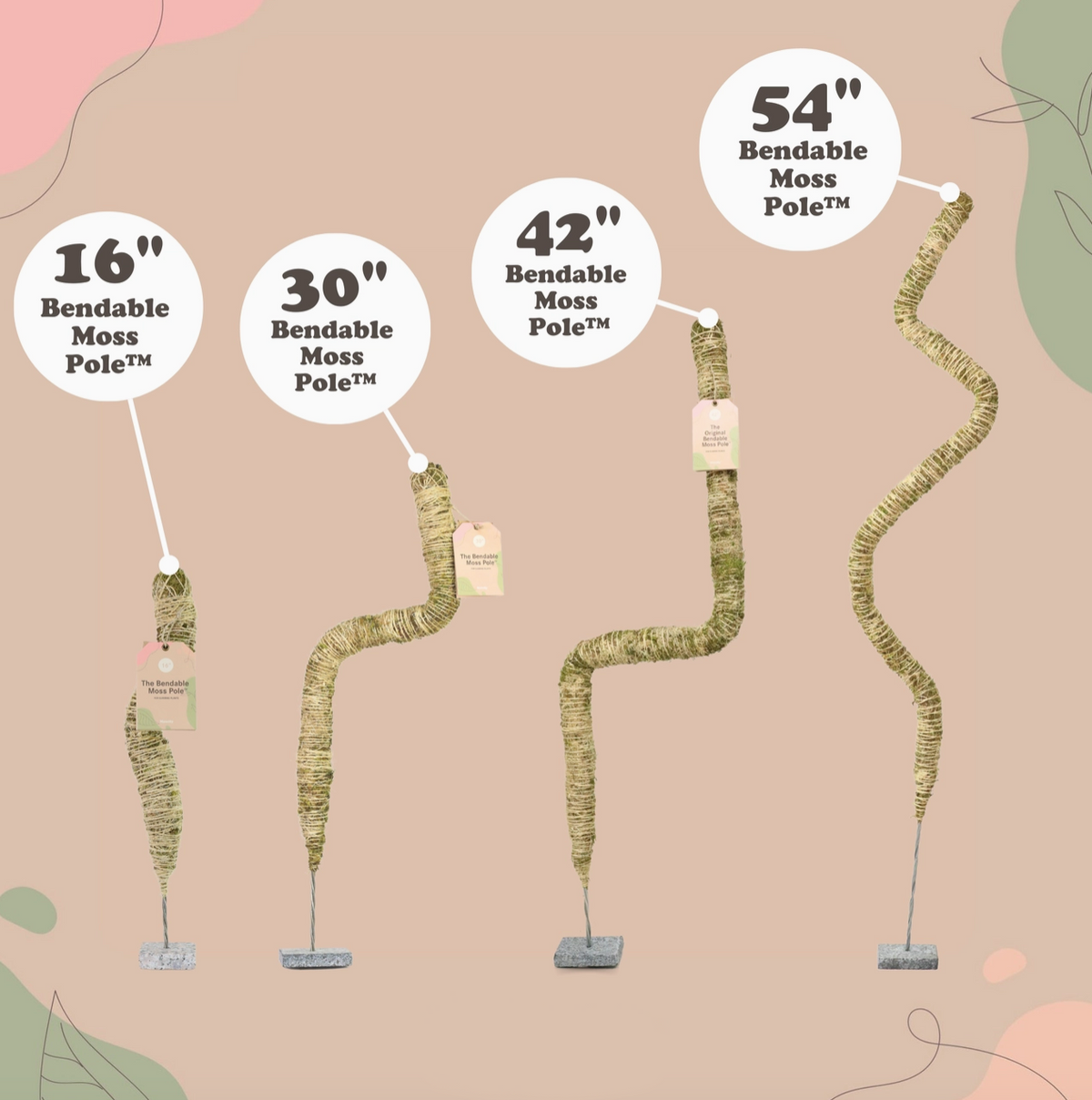 Bendable Moss Pole