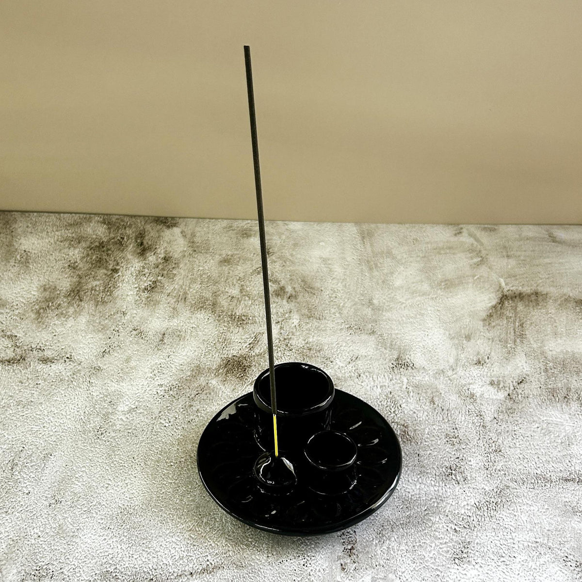 Black Incense Burner Dish