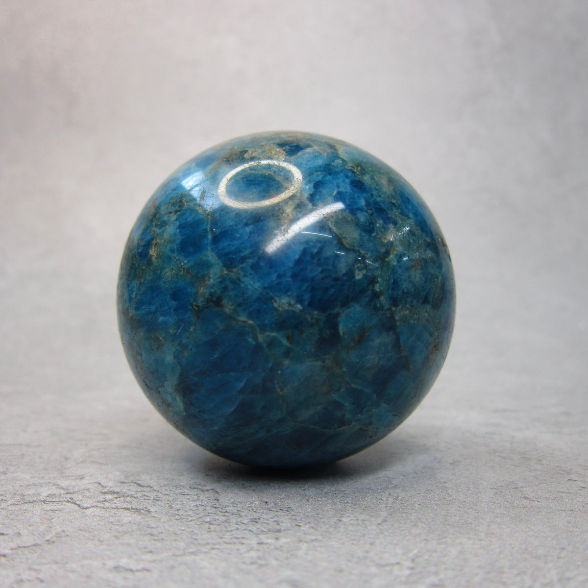 Blue Apatite Sphere