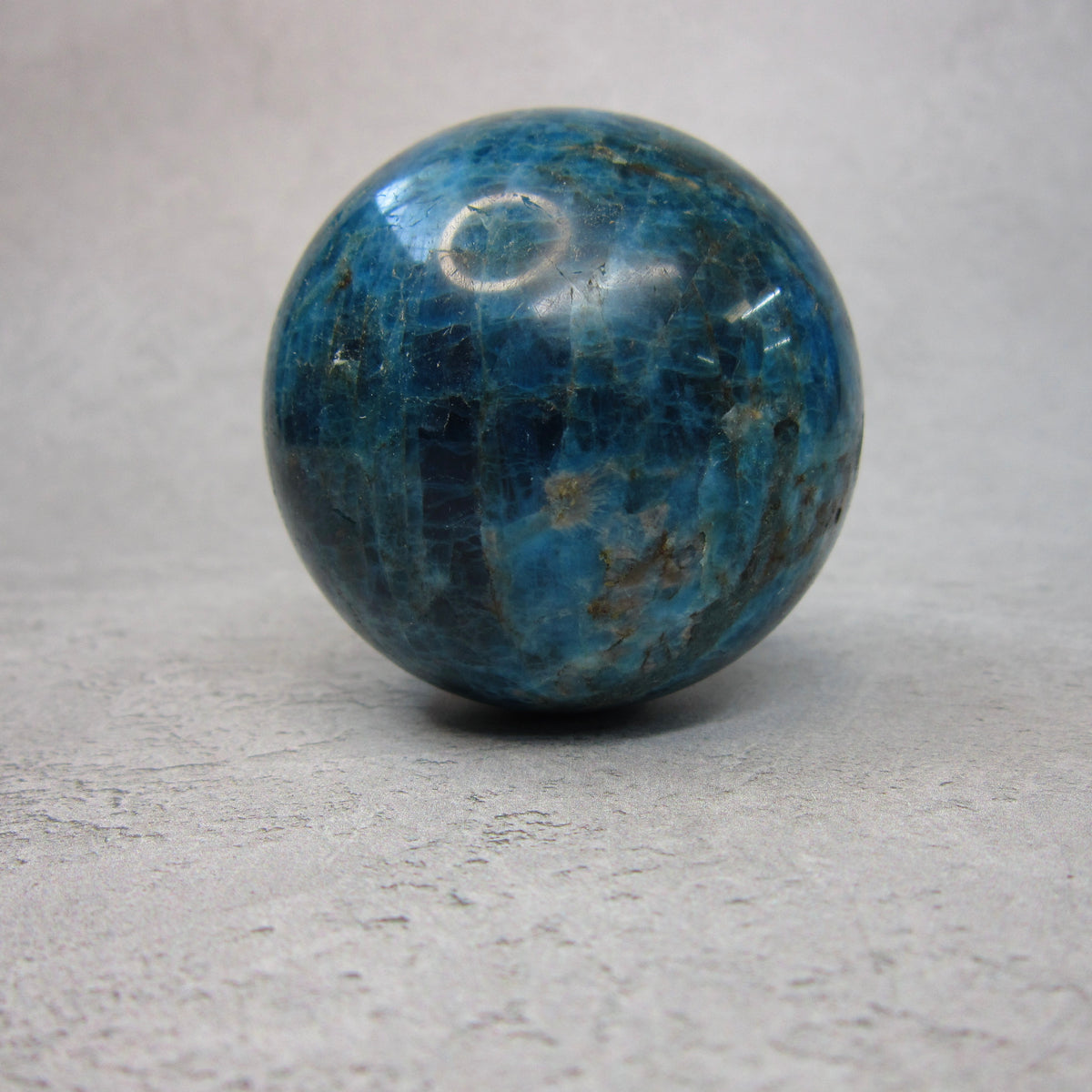 Blue Apatite Sphere
