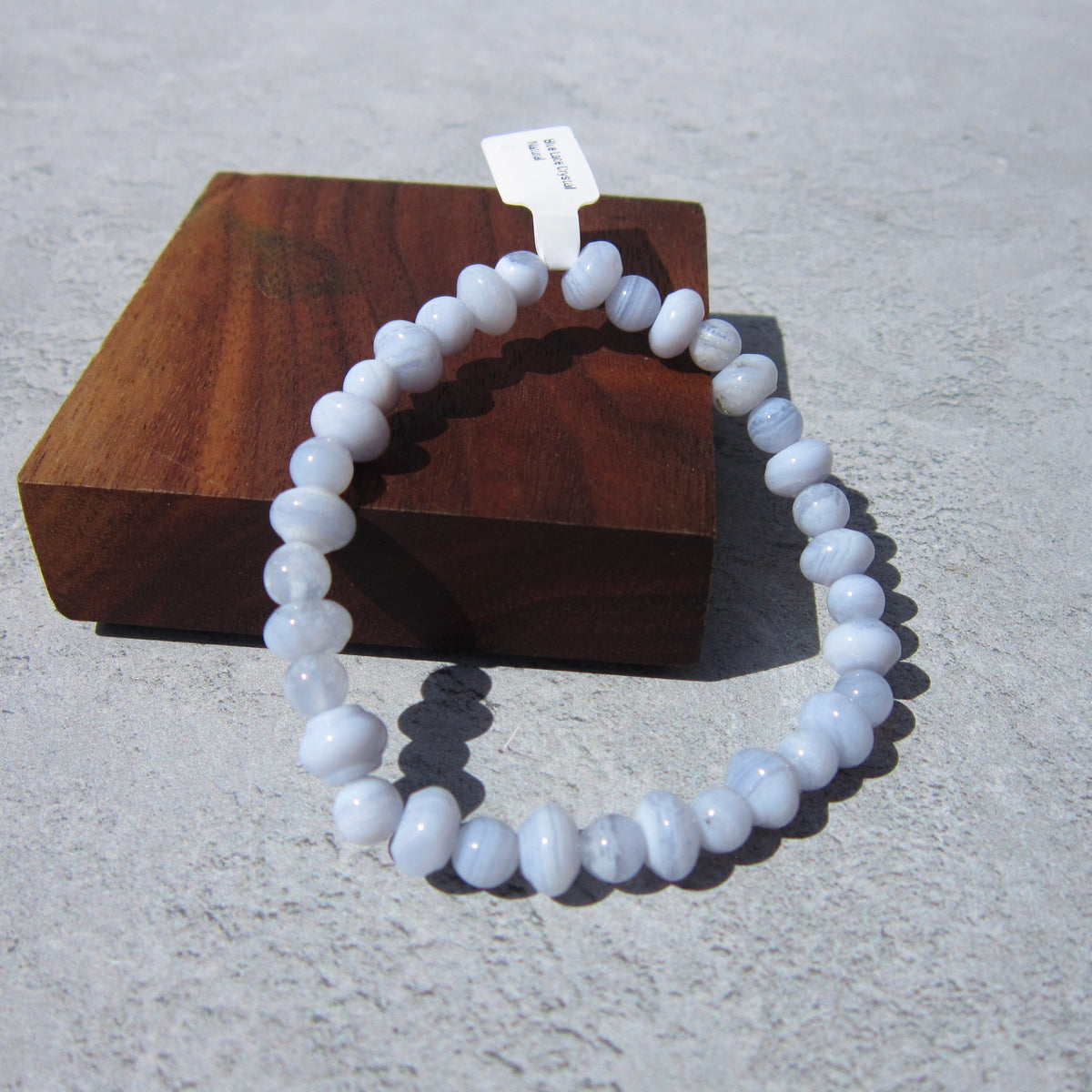 Blue Lace Crystal Bracelet
