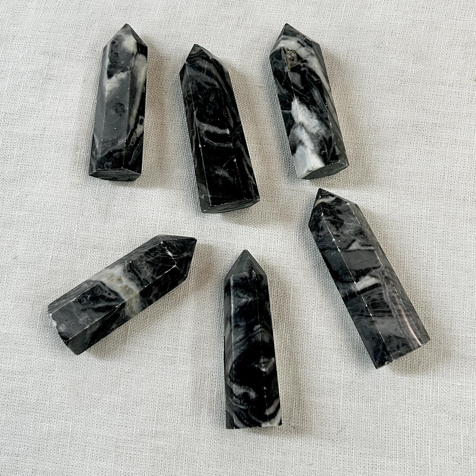 Zebra Jasper Mini Tower Intuitively Chosen