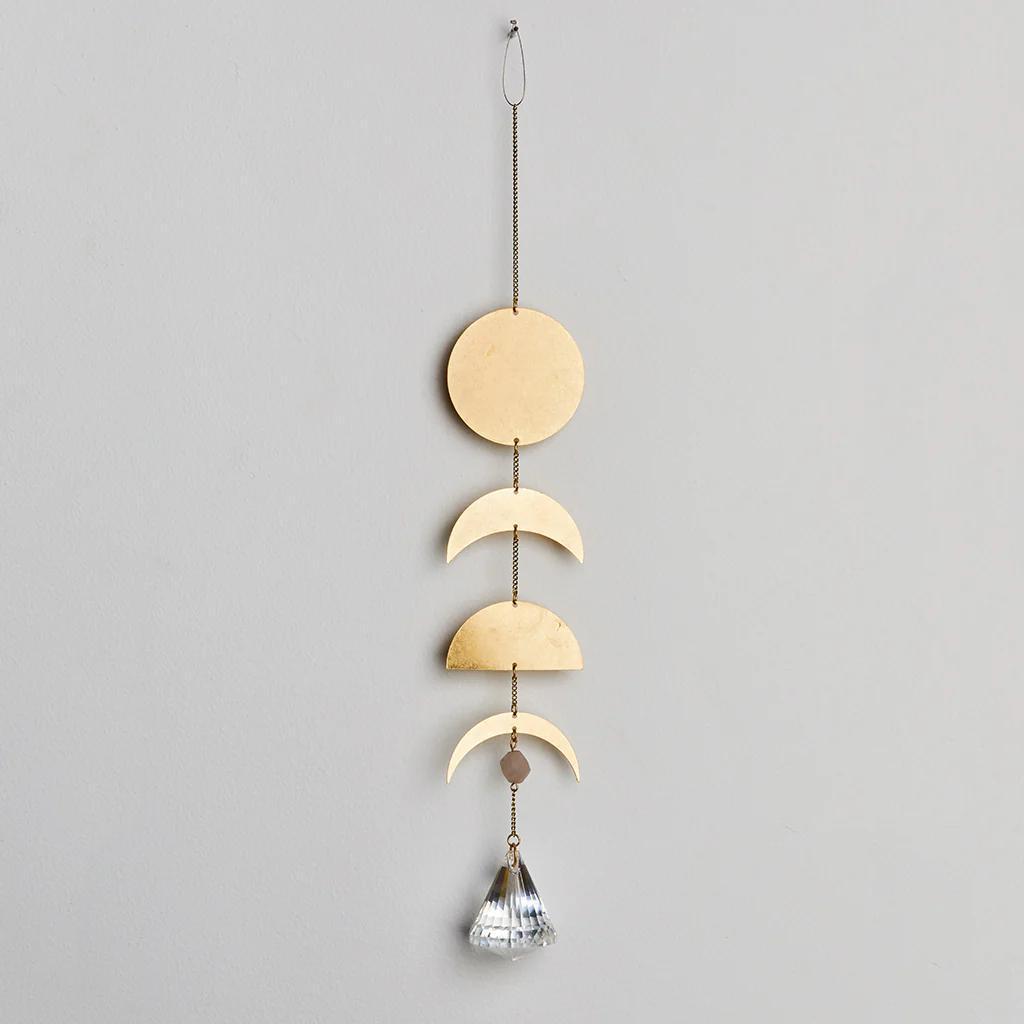 Moonstone Moon Phase Suncatcher