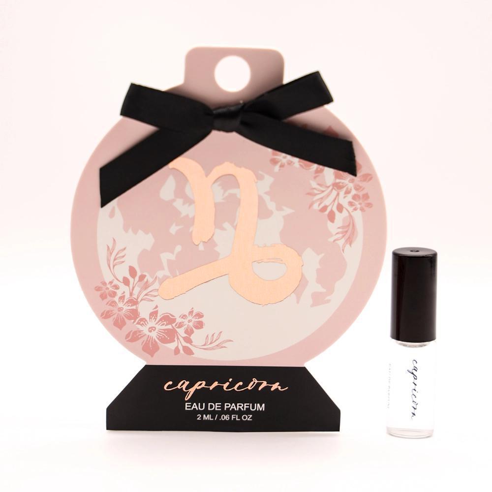 capricorn Zodiac Perfumette small perfume bottle on gift card no parabens, phthalates, gluten, Vegan and cruelty-free