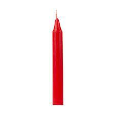 Chime Candle 4&quot; Red